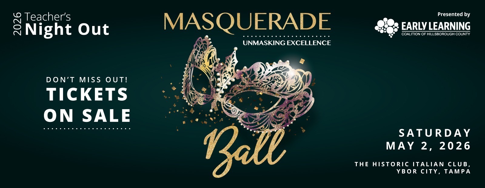 Teacher’s Night Out: Masquerade Ball “Unmasking Excellence”